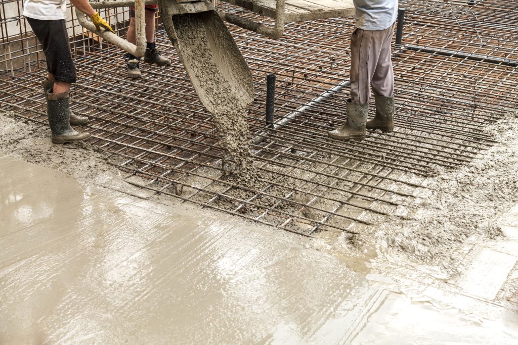 cement pouring